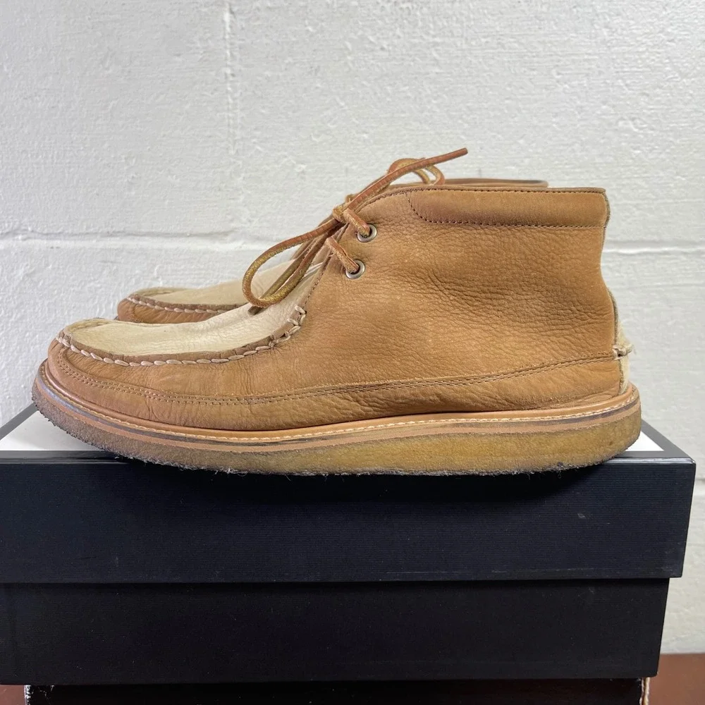 Sperry‎ Top Sider 4 JCrew Brown Suede Leather Chukka Boots Men's Size 12 M